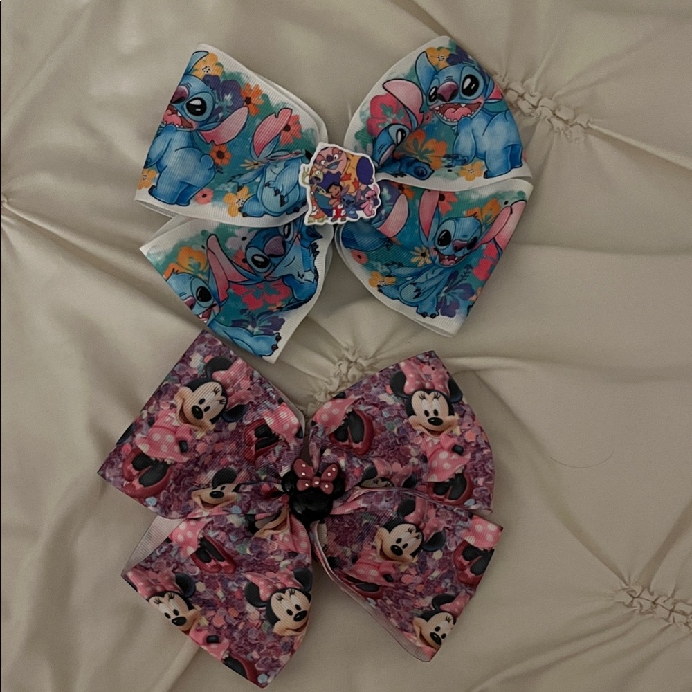 Minnie & Stitch Bow